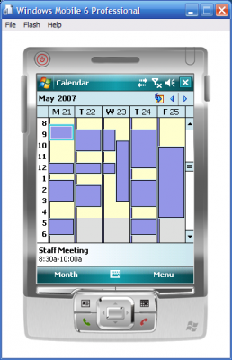 Image.4 Synced with Windows Mobile 6
