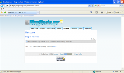 Restore Window