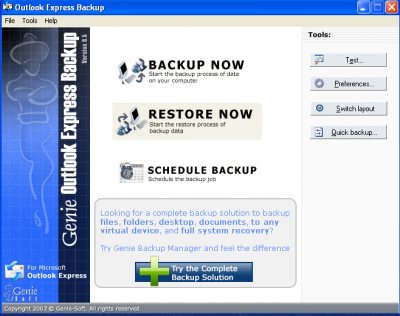 Welcome Screen