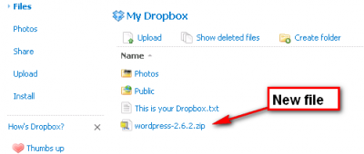 File Uploaded