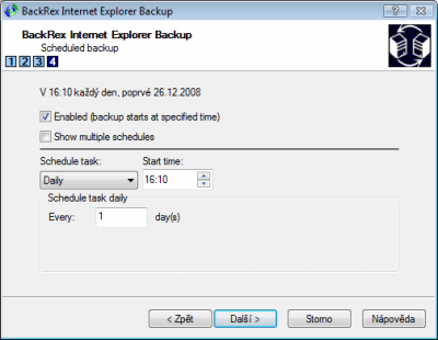 Internet Explorer backup and BackRex