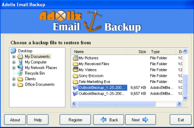 Adolix Email Backup