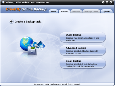 DriveHQ OnlineBackup