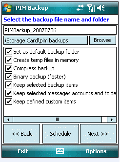 PIM Backup