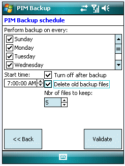 PIM Backup