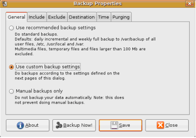 Backup with Ubuntu