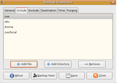 Backup with Ubuntu