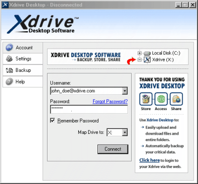 Xdrive Desktop