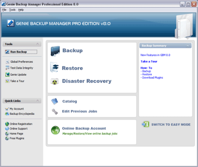 Genie Backup Manager Pro