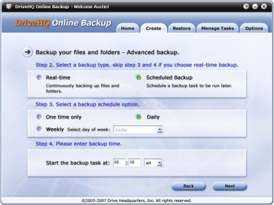 DriveHQ Online Backup