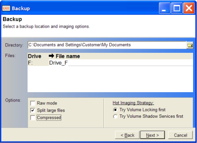 DriveImage XML