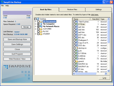 SwapDrive Backup