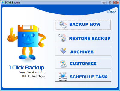 1Click Backup Software