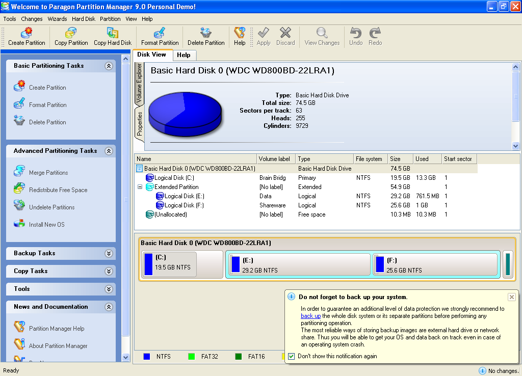 Partition manager