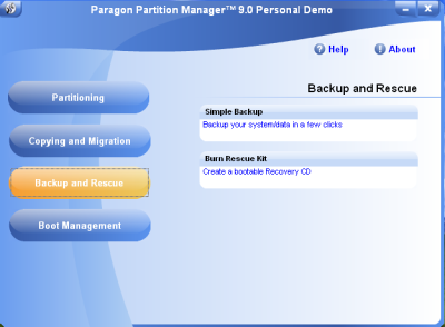 Paragon Partition Manager 9.0