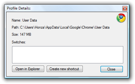 Google Chrome Backup