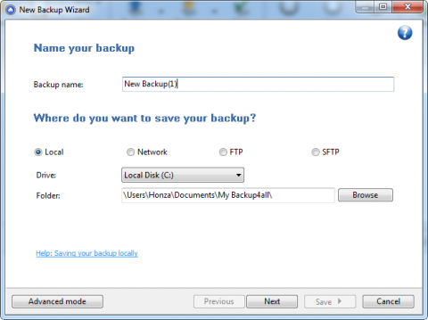 Backup4all Professional 4.3